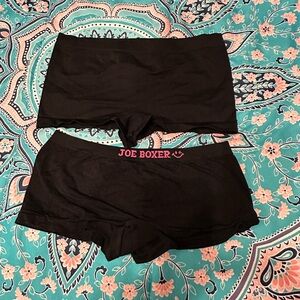 Joe Boxer Black Panties Set